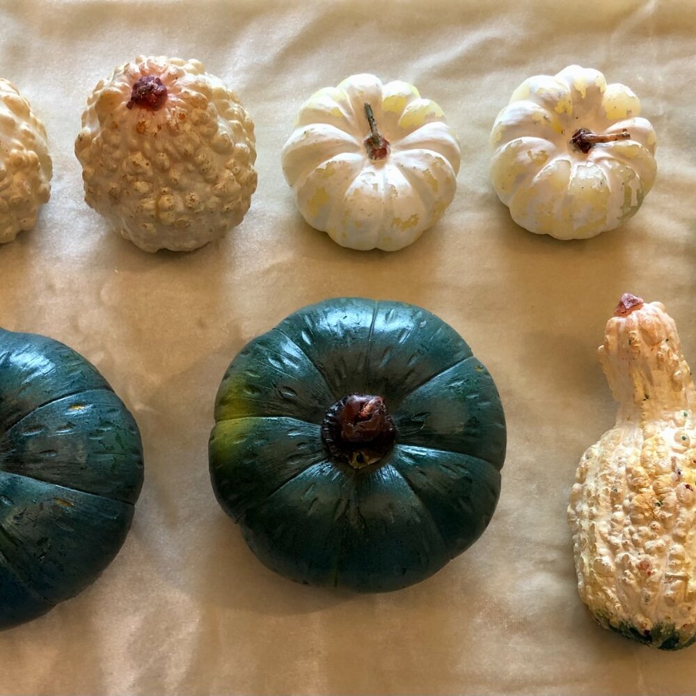 9 Illuminations Fall Pumpkin Gourd candles NWT Bundle Lot Holiday Thanksgiving